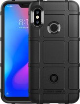 Hoesje voor Xiaomi Mi A2 Lite - Beschermende hoes - Back Cover - TPU Case - Zwart