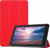 Tablet hoes geschikt voor Lenovo Tab E8 hoes (TB-8304F) - Tri-Fold Book Case - Rood