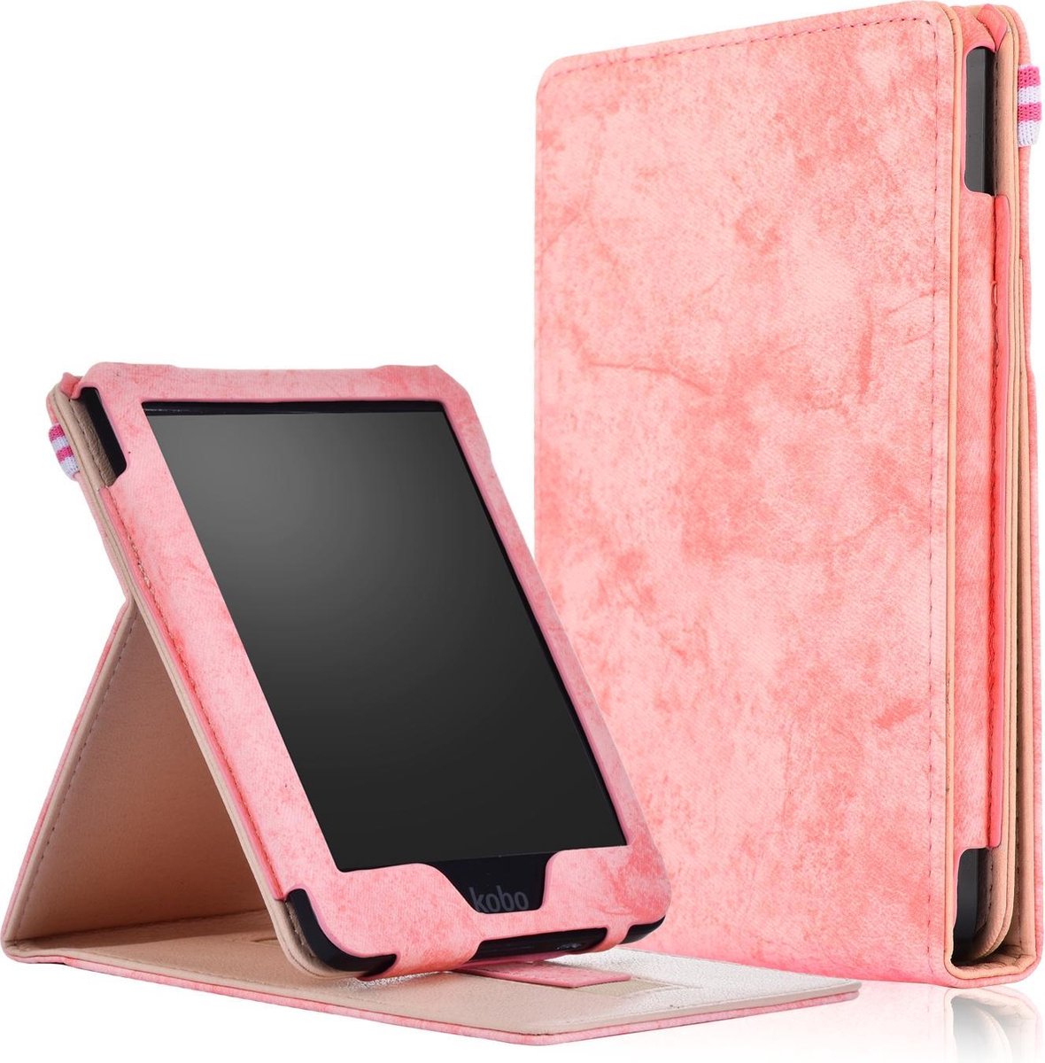 Bol Kobo Clara HD Hoes Wallet Book Case Roze