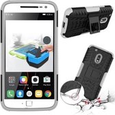 Motorola Moto G4 / G4 Plus Schokbestendige Back Cover Wit