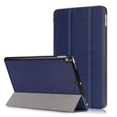 Tablet hoes voor Apple iPad Air 3 (2019) / iPad Pro (2017) - tri-fold hoes - Case met Auto Wake/Sleep functie - 10.5 inch - Donker blauw