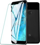 Screenprotector voor Google Pixel 3a - tempered glass screenprotector - Case Friendly - Transparant