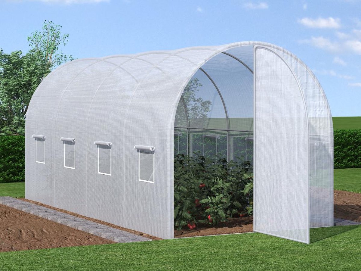ULATUS zwarte divider plantenbak op wielen 75cm