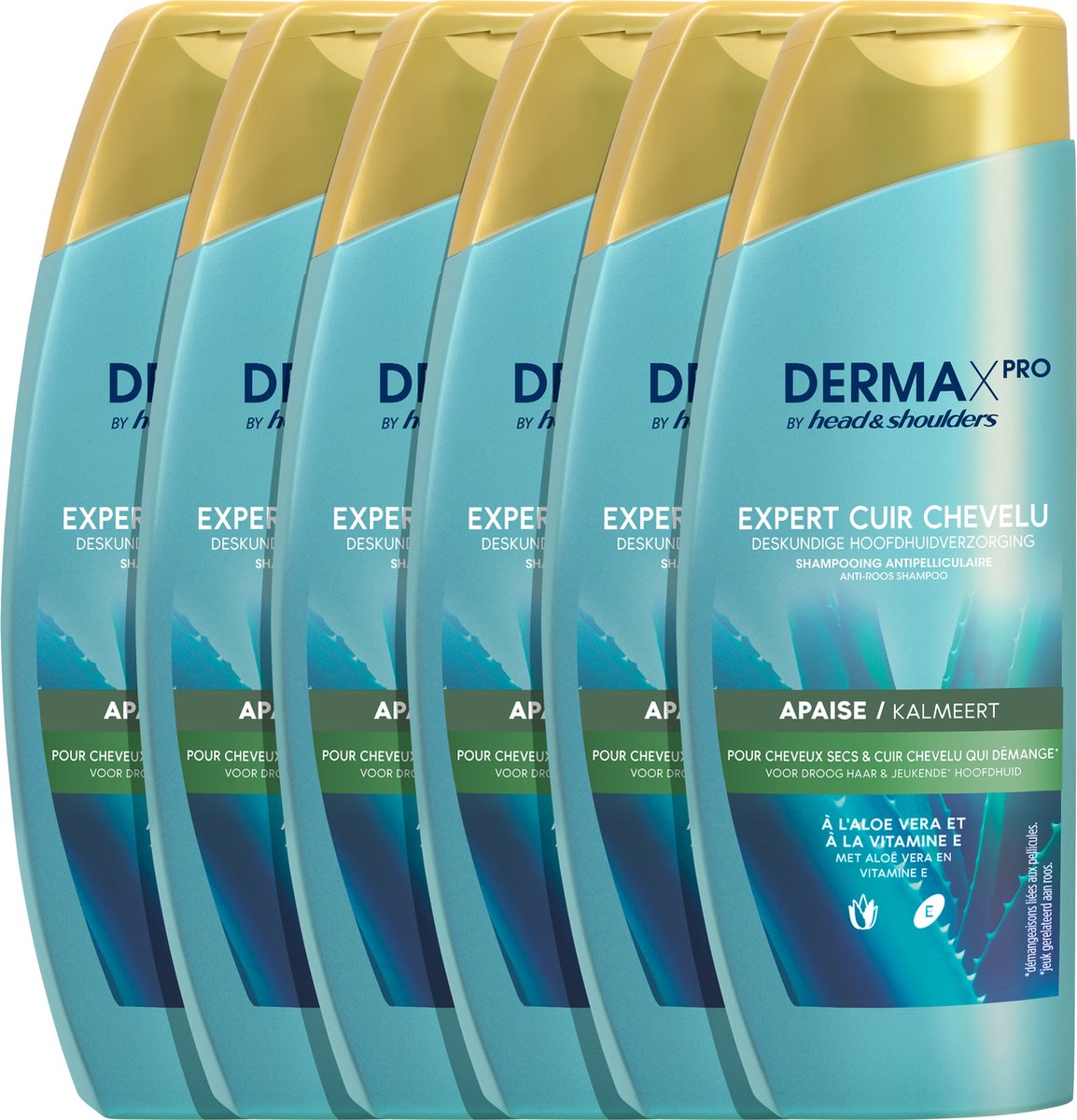 Bol.com DERMAXPRO By Head & Shoulders - Kalmeert - Kalmerende Anti-roos Shampoo - Droge/Jeukende Hoofdhuid - Voordeelverpakking ... aanbieding
