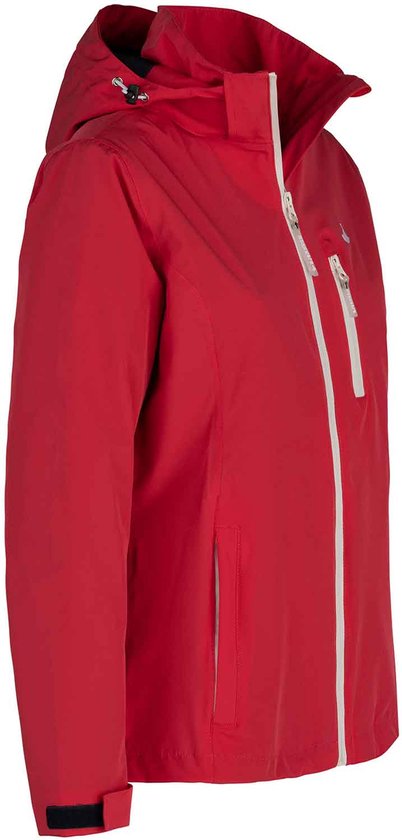 BJØRNSON Iduna Regenjas - Zomerjas - Dames - Waterdicht - Maat 36 - Rood