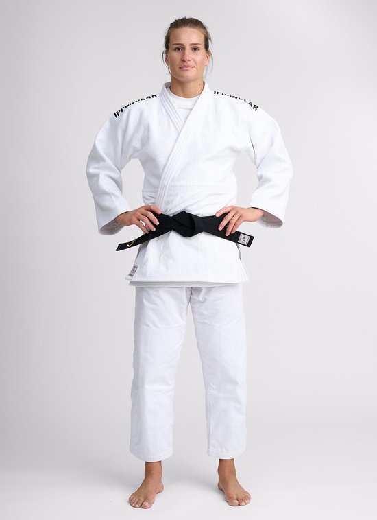 Ippon Gear Legend 2 IJF witte jas slimfit (Maat: 180) - IPPONGEAR