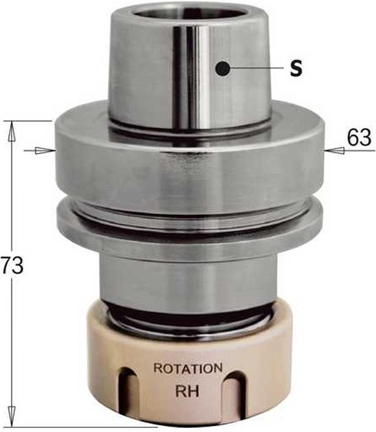 1 portabrocas de alta precisión - M12 MT3 MT4 Compatible con máquinas de grabado