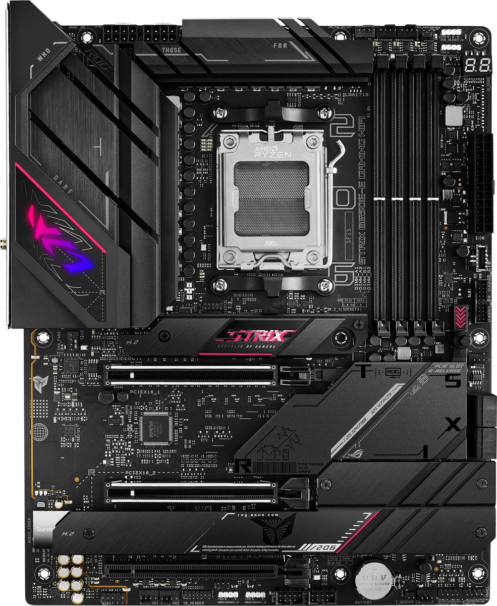 ASUS ROG STRIX B650E-E GAMING WIFI - Moederbord - ATX - Socket AM5 - AMD B650 - DDR5