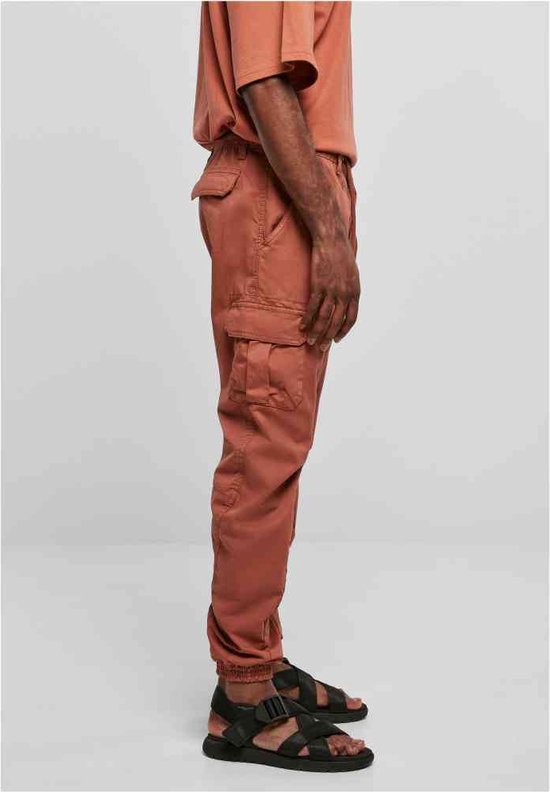 Urban Classics Heren joggingbroek Cargo Oranje