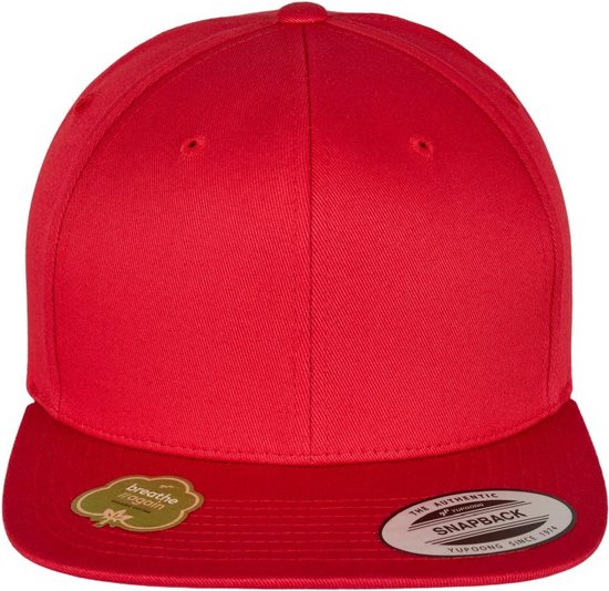 Urban Classics - Organic Cotton Snapback Pet - Rood