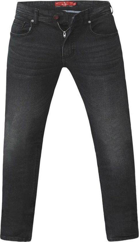 Duke 555 Benson Broek/jeans Grijs Stonewash Kingsize