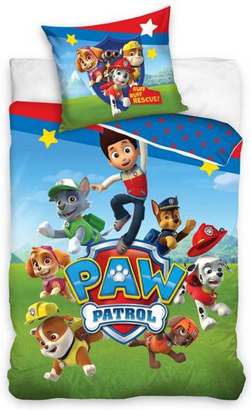 Paw Patrol Paw Patrol Dekbedovertrek - Junior - 120x150 cm - Multi | bol.com