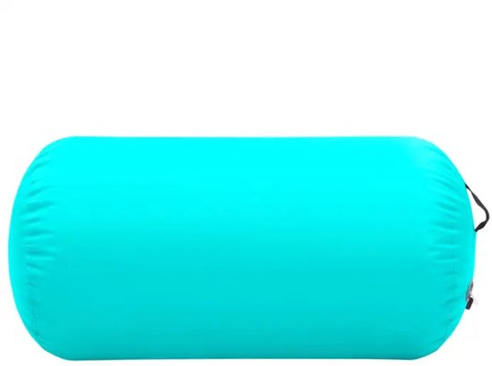 vidaXL Sportrol - Opblaasbaar - PVC - Hoge-dichtheid - Schokabsorberend - Antislip - Waterdicht - Groen - 120 x 90 cm - Yogaset van VidaXL — afbeelding 2