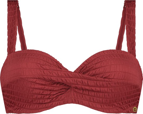 Basics bikini top twisted shiny rouge/c40 voor Dames | Maat C40