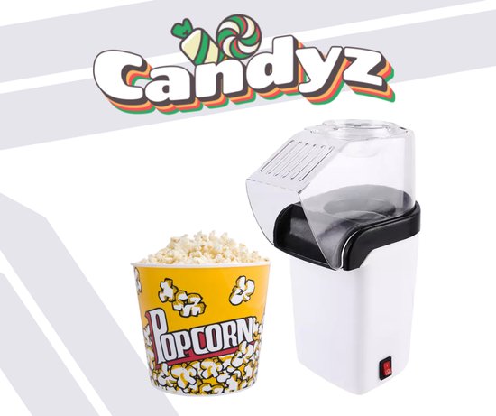 Popcorn machine – popcorn Wit – Popcornmachine – popcorn pan – Popcornmaker – popcorn mais – wit