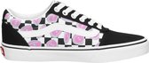 Vans Ward Happy Checkerboard Sneaker - Femme - Zwart/ Multi - Taille