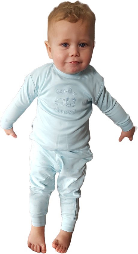 Frogs and Dogs - pyjama - cadeau de maternité - bleu bébé - taille 68
