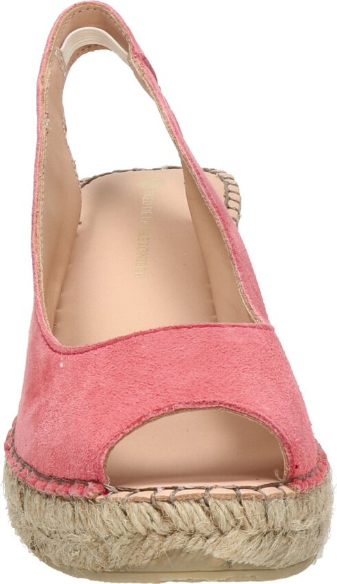 Fred de la Bretoniere Clare Beau espadrille - Coral - Maat 37