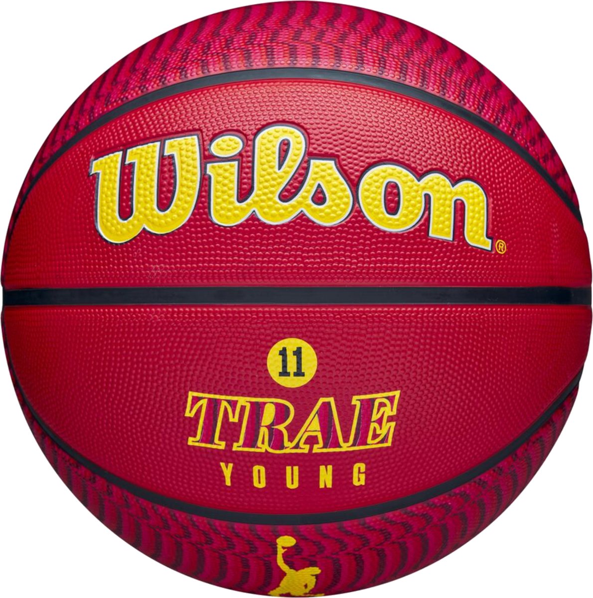 Wilson NBA Player Icon Outdoor - basketbal - rood
