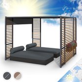 Blumfeldt Pergola, Paviljoens Waterdicht, Stabiel & Wintervast, Windbestendige Aluminium Pergola Vrijstaand, Terrasoverkapping Gazebo, Metalen Paviljoen Met 1,5W Solar Led'S, Uv50+, Pergola 3X3 M