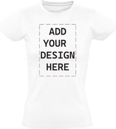 Add your design here Dames t-shirt| ontwerp | diy | dier | logo| fantasie| eigen design | creatief | cool |