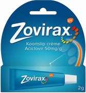 Zovirax Koortslipcrème Aciclovir 50mg/g Tube - 3 x 2 gram
