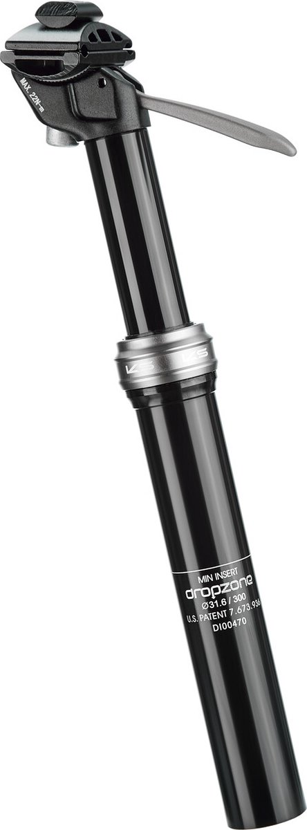 Kind Shock Dropzone 2020 100 Mm Dropper Zadelpen Zilver 250-350 mm / 31.6 mm
