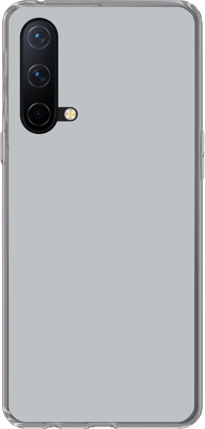Telefoonhoesje Geschikt voor OnePlus Nord CE 5G hoesje - Interieur - Grijs - Licht - Siliconen Telefoonhoesje