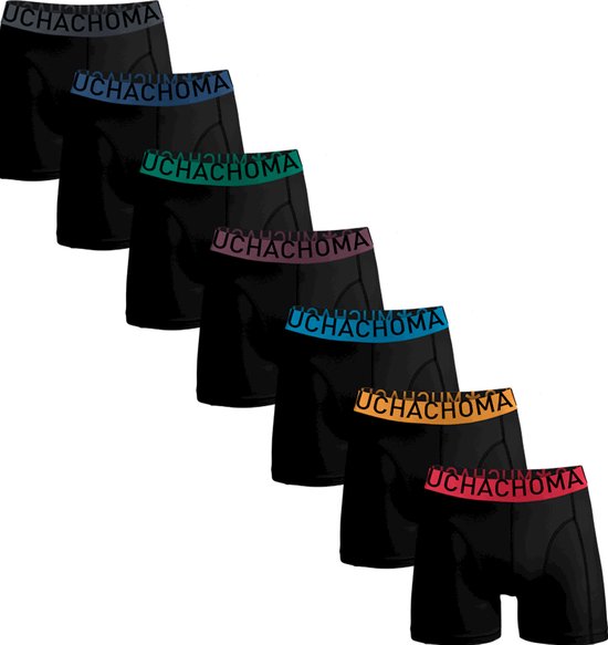 Muchachomalo-7-pack onderbroeken voor mannen-Elastisch Katoen-Boxershorts - Maat L