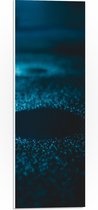PVC Schuimplaat- Abstracte Blauwe Lichtpuntjes - 20x60 cm Foto op PVC Schuimplaat