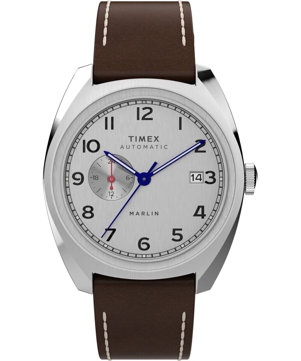 Timex Marlin Sub-Dial Automatic TW2V62000 Horloge - Leer - Bruin - Ø 38 mm