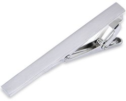Top 10 Dasspelden 2026: Dasspeld - Stropdas Clip - Shiny Tie Clip - Zilver