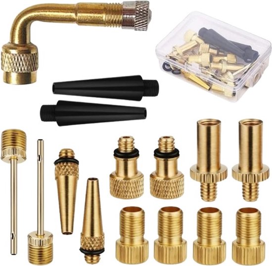3 Stück Französisches Ventil Adapter Messing Fahrradventil 3 Stück Französisches Ventil Adapter Messing Fahrradventil
