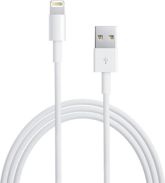 Foto: Apple usb kabel naar lightning 1 meter