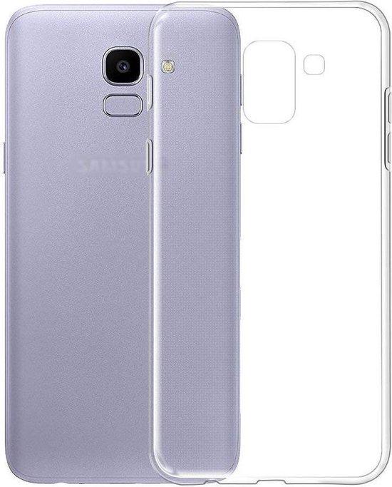 Split Gemiddeld elektrode Samsung Galaxy J6 (2018) Hoesje Dun TPU Transparant | bol.com