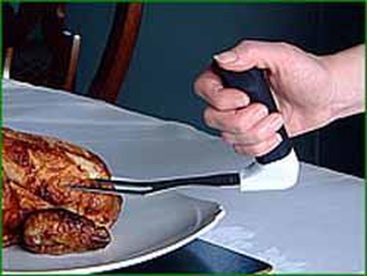 Vleesvork met ergonomische handgreep: Easygrip