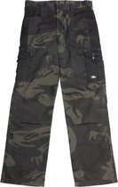 Uncle Sam WORKWEAR Broek met laadzak en hamerslus, kleur olijfcamouflage, maat 52