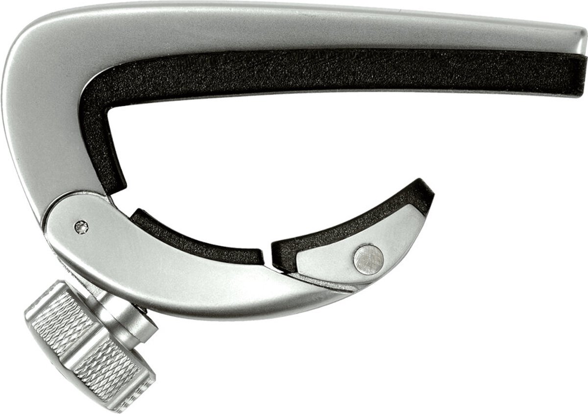 Dunlop DPCSC Pivot Capo Satin Chrome capo voor western- en elektrische gitaar