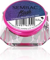 Semilac Flash Flakes Galaxy Blue&Purple 666