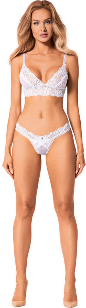 Goedkoopste Heavenlly - Set BH & String - Wit