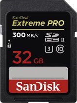 SanDisk SDHC Extreme Pro 32GB 300MB/s C10 UHS-II U3