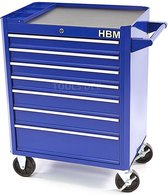 HBM 7 Laden Gereedschapswagen - Blauw