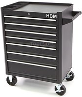 Chariot à outils HBM 7 tiroirs - Noir