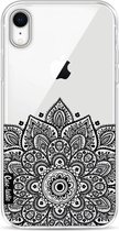 Casetastic Apple iPhone XR Hoesje - Softcover Hoesje met Design - Floral Mandala Print