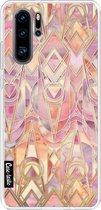 Casetastic Huawei P30 Pro Hoesje - Softcover Hoesje met Design - Coral and Amethyst Art Print