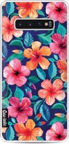 Casetastic Softcover Samsung Galaxy S10 Plus - Colorful Hibiscus