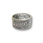 Zilveren Bali style ring 'UBUD'