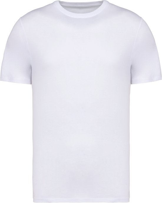 Unisex T-shirt 'Native Spirit' met ronde hals Wit - S