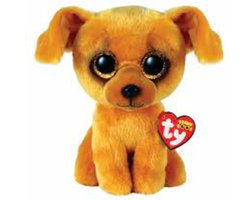 Ty Beanie Boo's Zuzu Lightbrown Dog - Knuffel - 15 cm