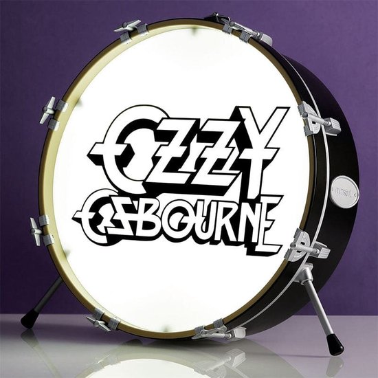 Numskull - Ozzy Osbourne - Bass Drum Vormige Lamp met Band Logo